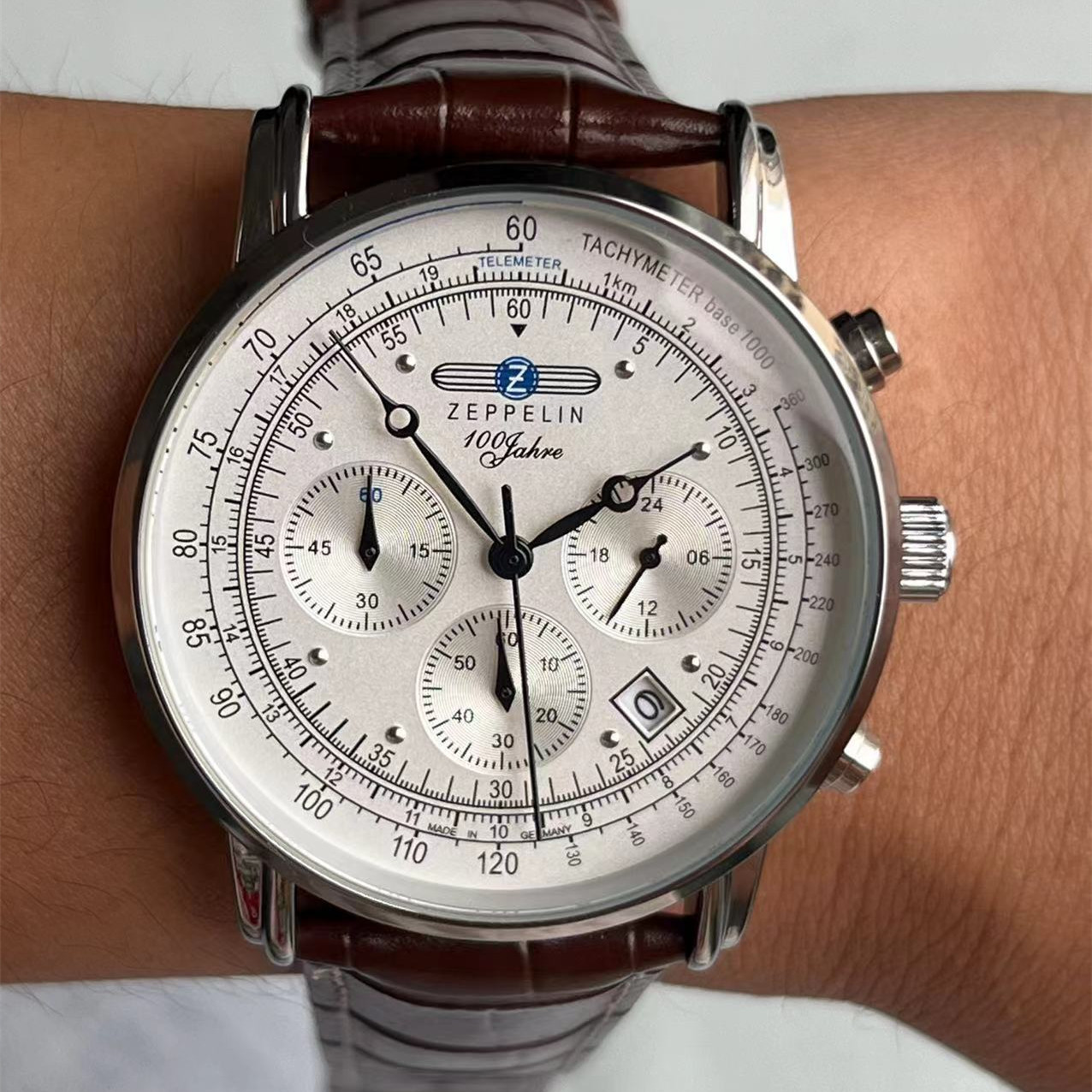 Smartwatch New Watches - New Zeppelin Series Automatic Date Leather