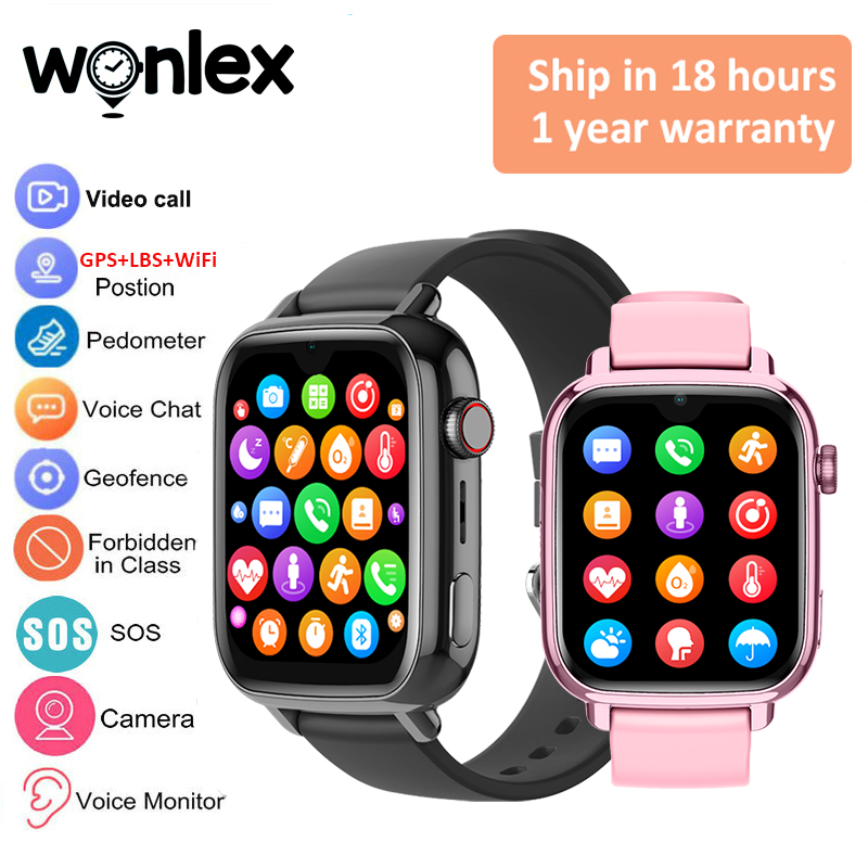 Smartwatch Watch Whatsapp - Wonlex KT34 Children's Smart Watch 4G