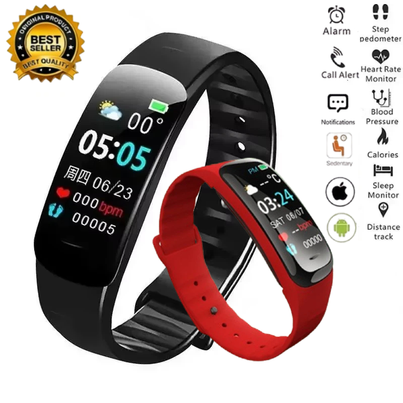 Smartwatch Sports Watches For Women - C1 Plus Smart Watch Fitness Tracker