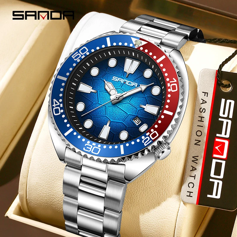 Smartwatch Luxury Watches For Men - SANDA Luxury Fashion Men Quartz Watch
