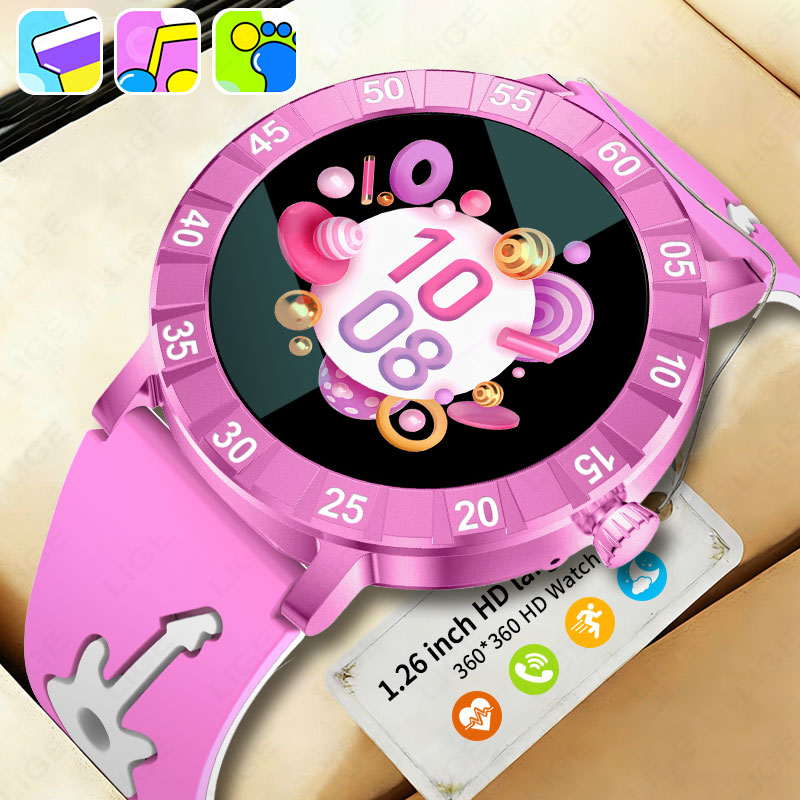 Smartwatch Watches Useful Gift For Boys - LIGE Girls Smart Watch SOS Child