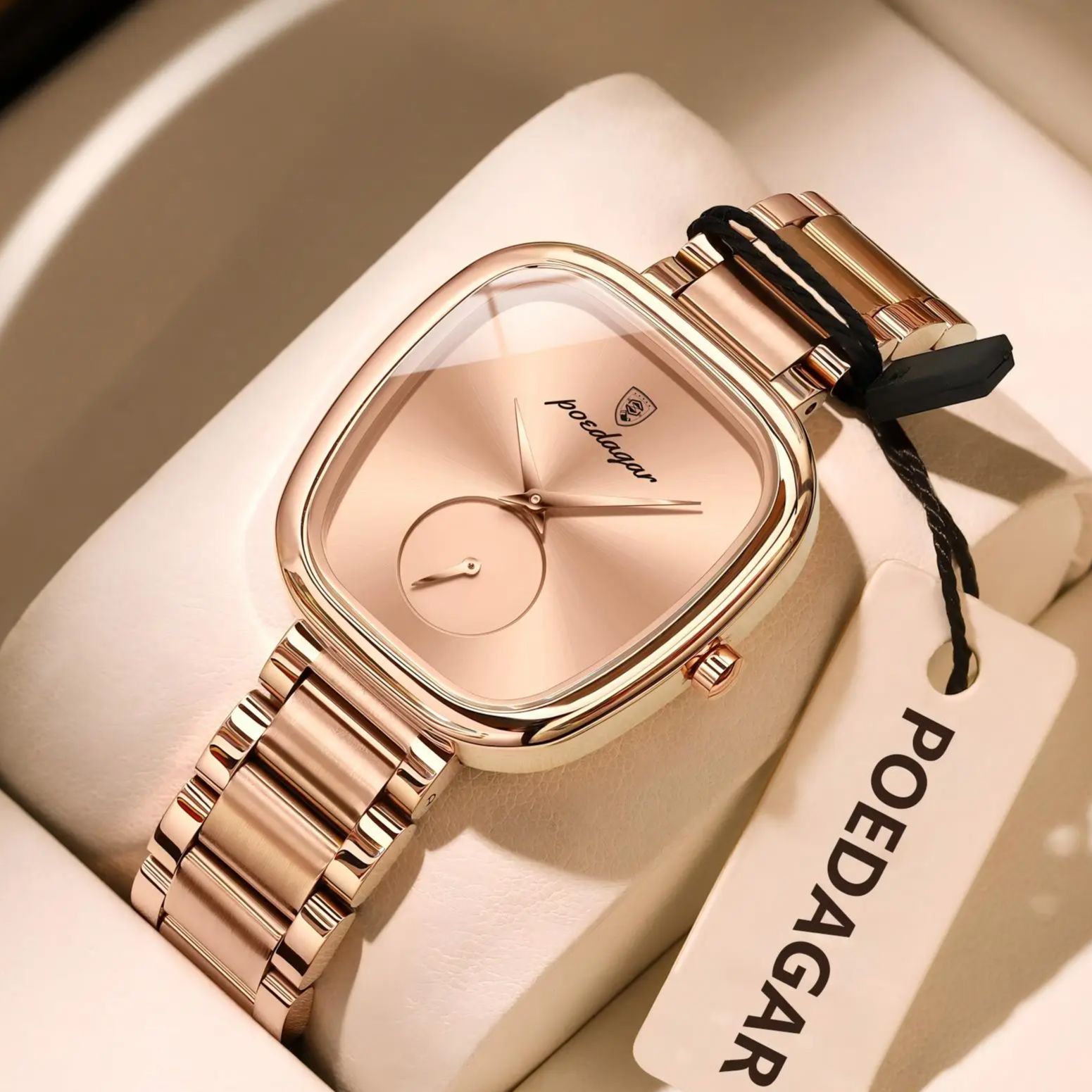 Waterproof Diving Watch - POEDAGAR Top Fashion Woman Wristwatch Waterproof