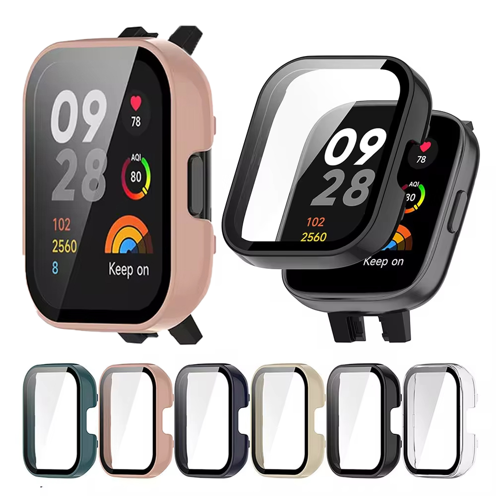 Smartwatch Watches Xiaomi - Tempered Glass+Protective Cover Case for Redmi