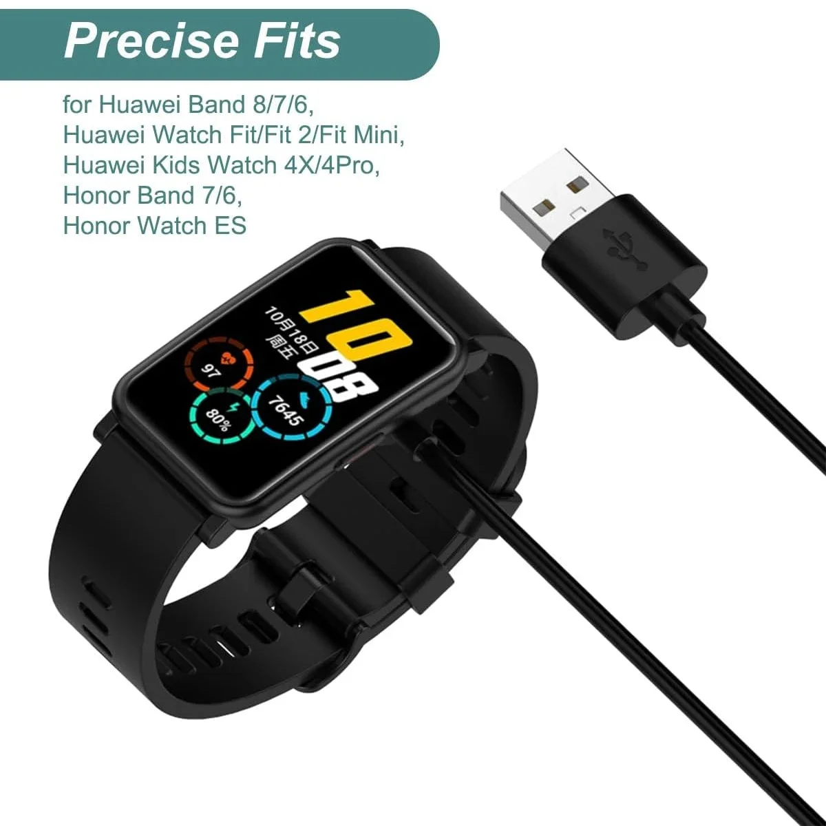 Huawei Smartwatch Watch Fit - Smartwatch Charger Replacement for Huawei Band
