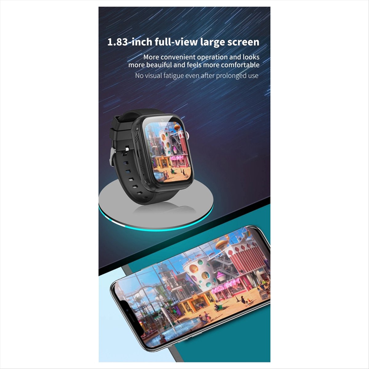 NEW WhatsApp Smart 4G Video Vo - Smartwatch Watch Whatsapp review and price