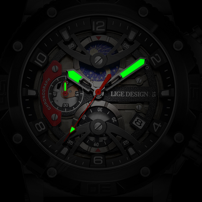LIGE Top Brand Luxury Men Watc - Smartwatch Branded Watches For Men review and price
