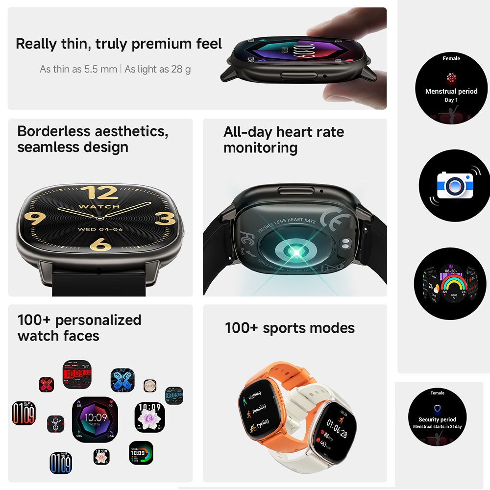 New Ultra-thin Fashion Smartwa - Smartwatch Stylish Watches For Women review and price