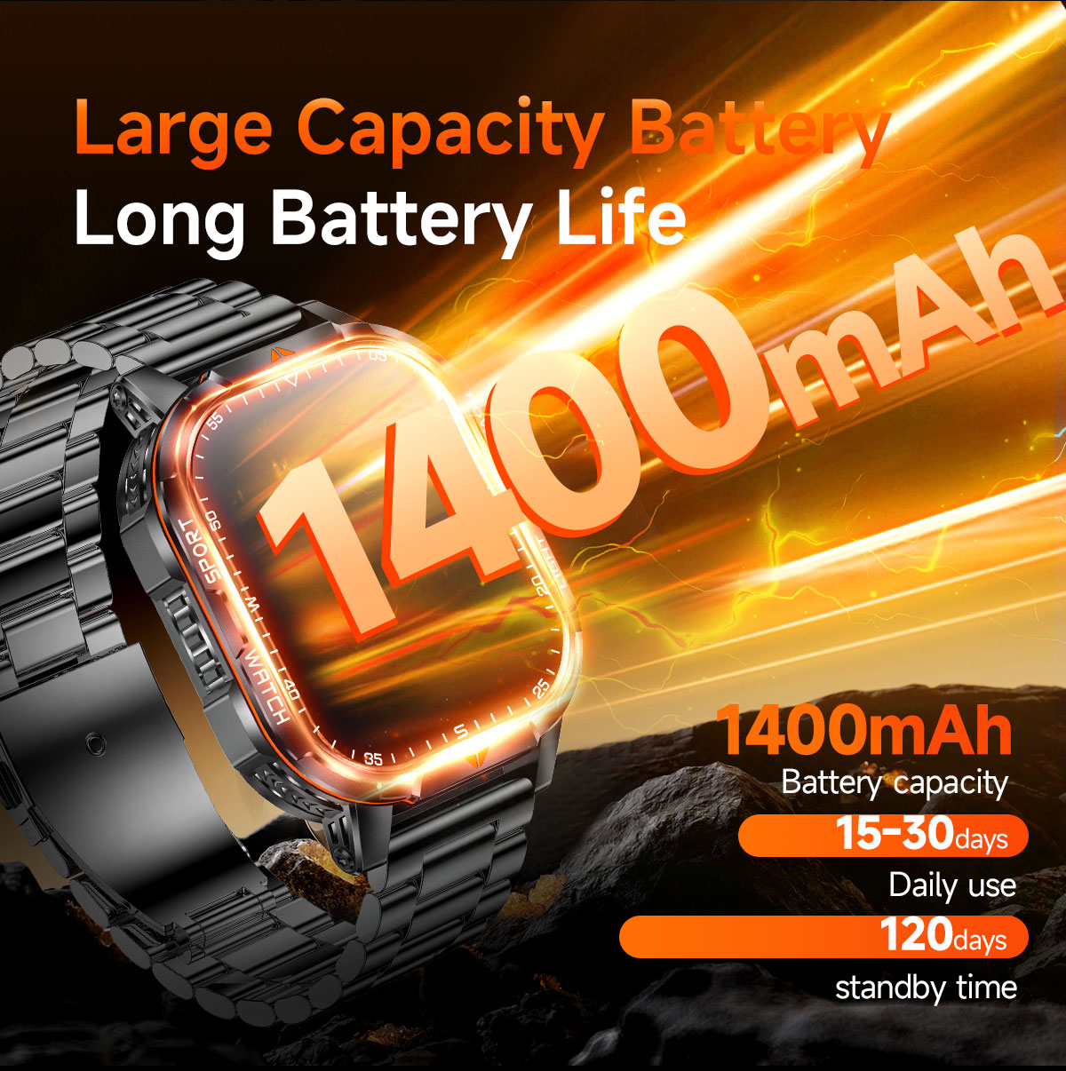 2026 New 1400mAh Super Large B - Smartwatch Sports Watches For Women review and price