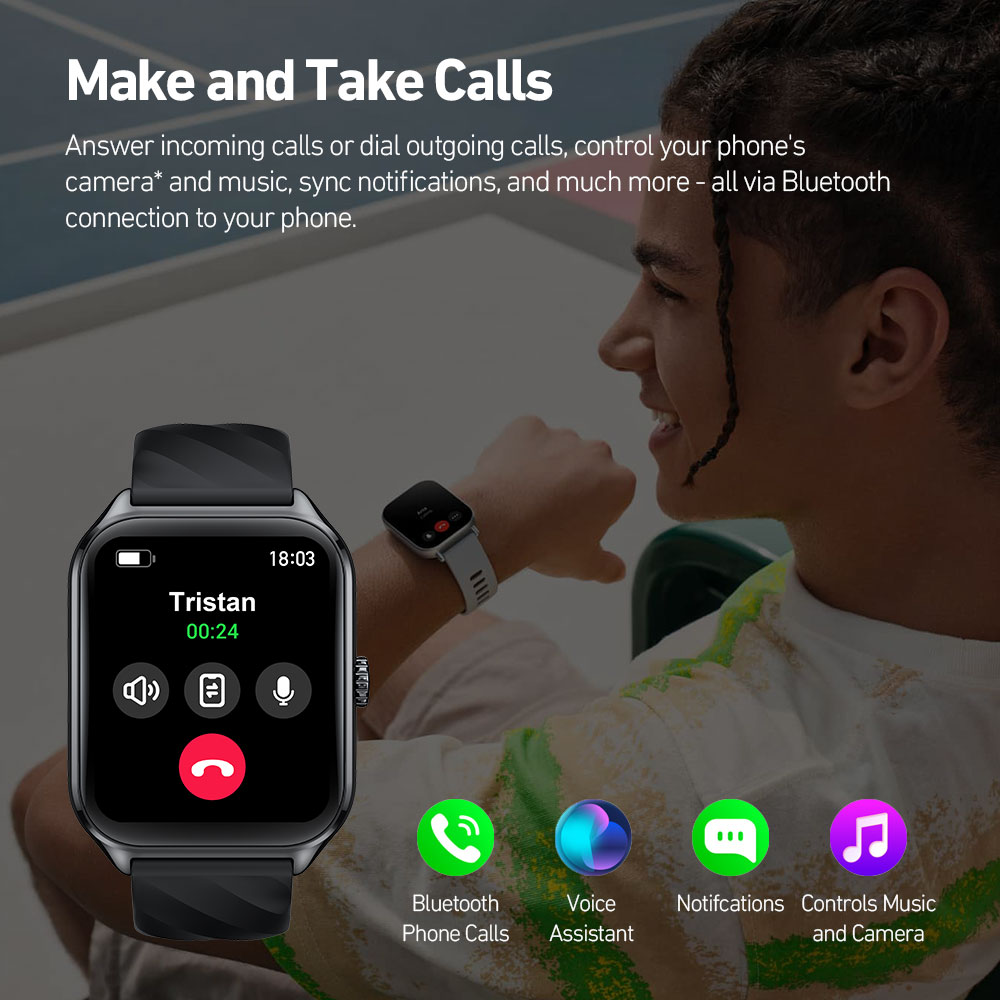 New Zeblaze GTS 4 Voice Callin - Smartwatch Health Watches review and price