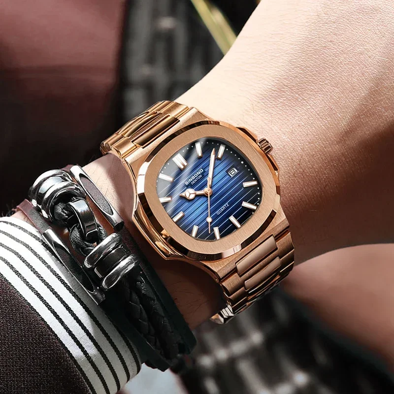 New Switzerland Man Casual Ros - Smartwatch Luxury Watches For Men review and price