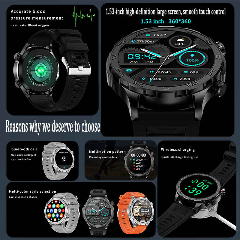 New GPS Track Smart Watch Men  - Smartwatch New Watches review and price