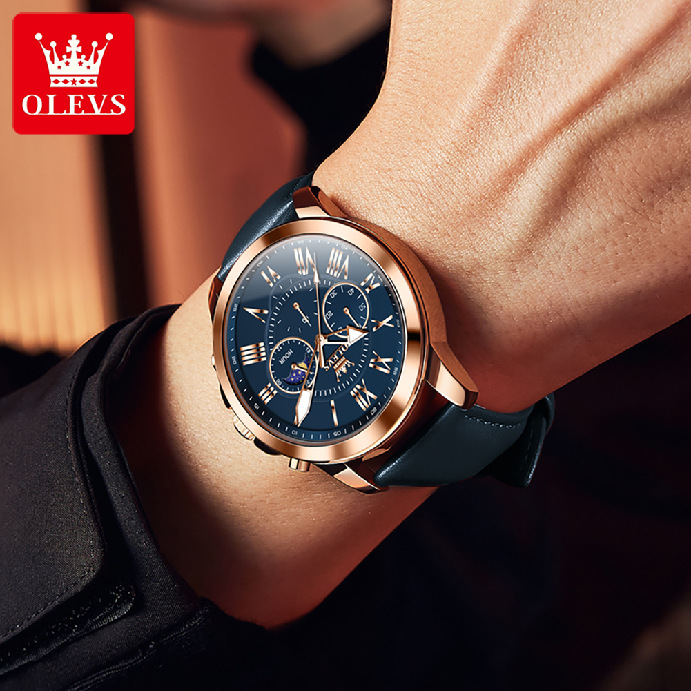 OLEVS 3632 Men Brand Watch Mul - Smartwatch Branded Watches For Men review and price