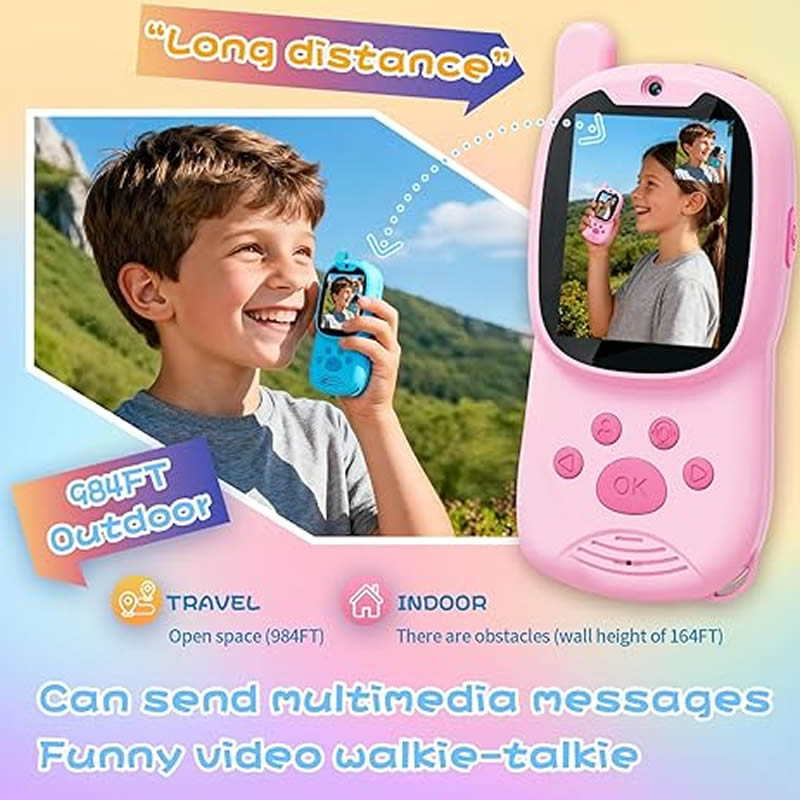 Walkie Talkies Cute 2Pack Rech - Smartwatch Watches For Kid Boy Waterproof review and price