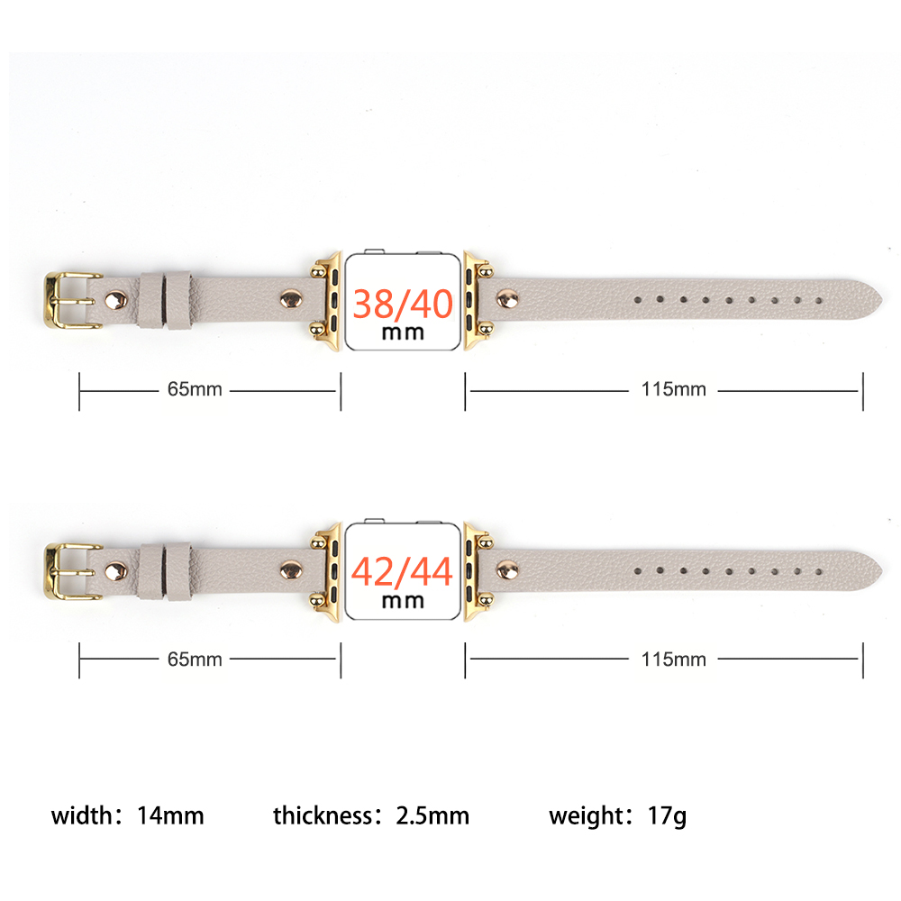 Slim Thin Band Leather Rivet S - Smartwatch Slim Watches For Men review and price