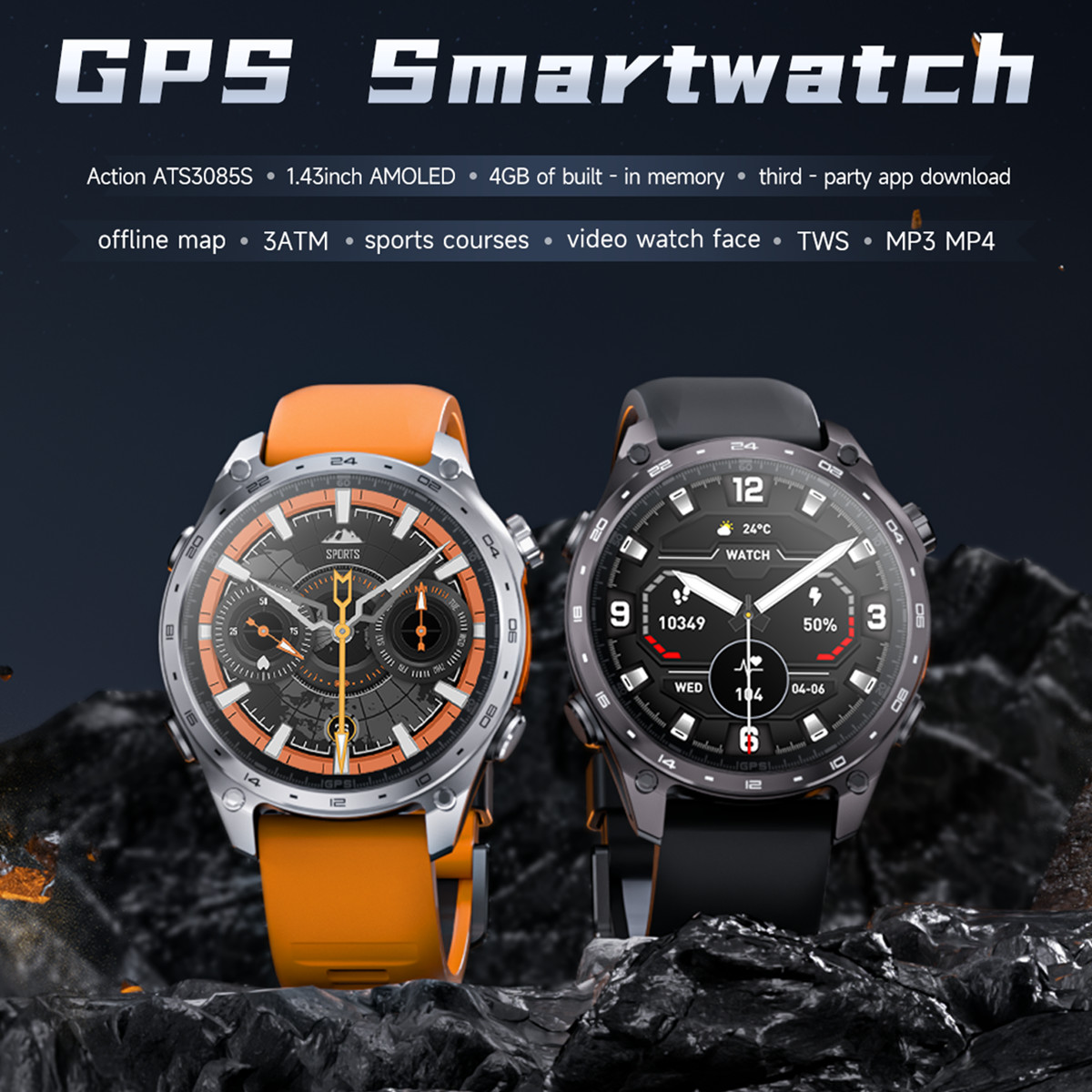 3ATM Waterproof Sports Smartwa - Smartwatch Watch Whatsapp review and price