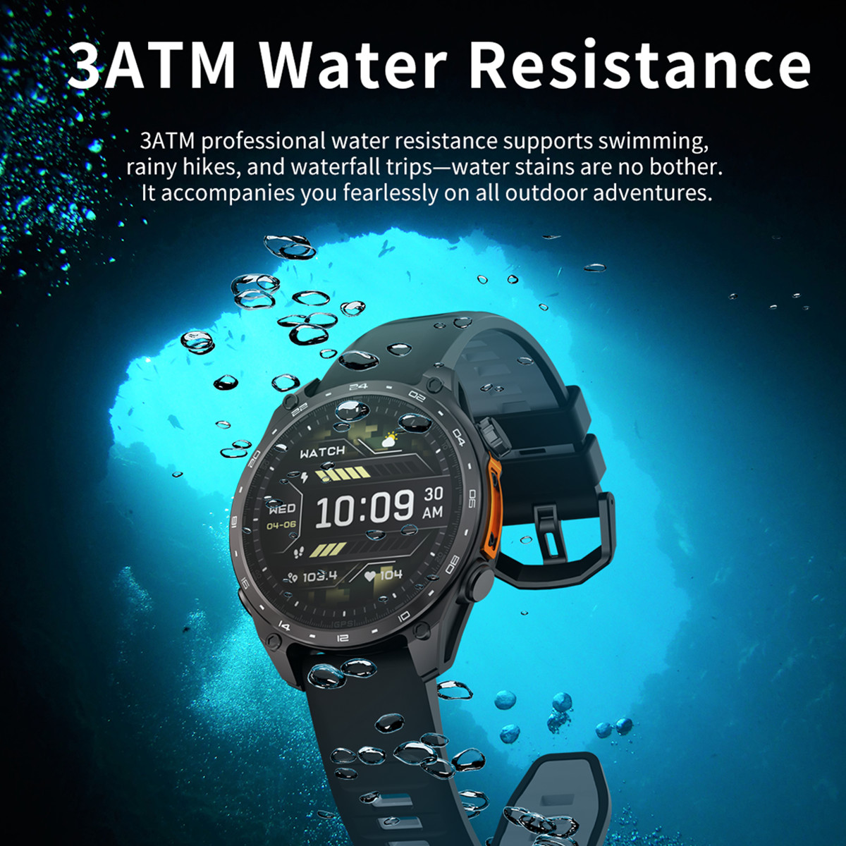 3ATM Waterproof Sports Smartwa - Smartwatch Watch Whatsapp review and price