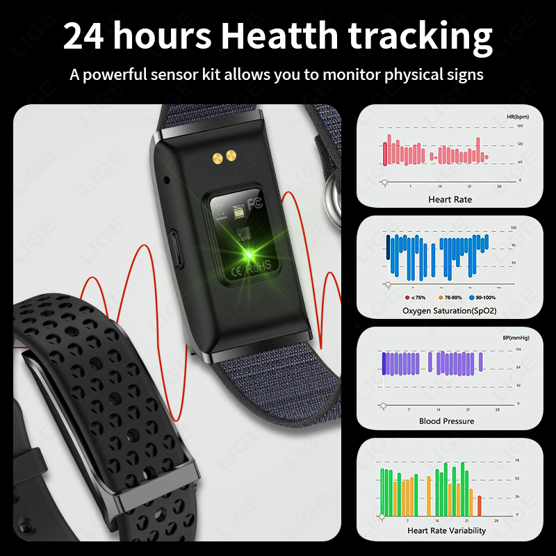 LIGE Smart Watch Heart Rate Bl - Smartwatch Sports Watches For Women review and price