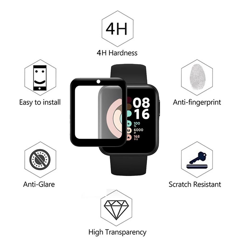 2 Pcs Tempered Glass for Redmi - Smartwatch Watches Xiaomi review and price