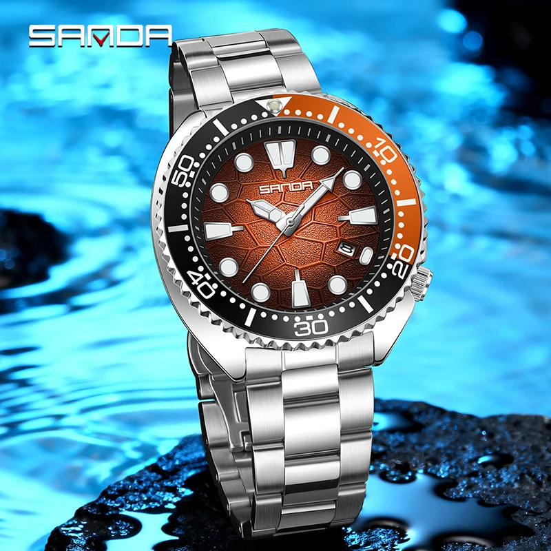 SANDA Luxury Fashion Men Quart - Smartwatch Luxury Watches For Men review and price