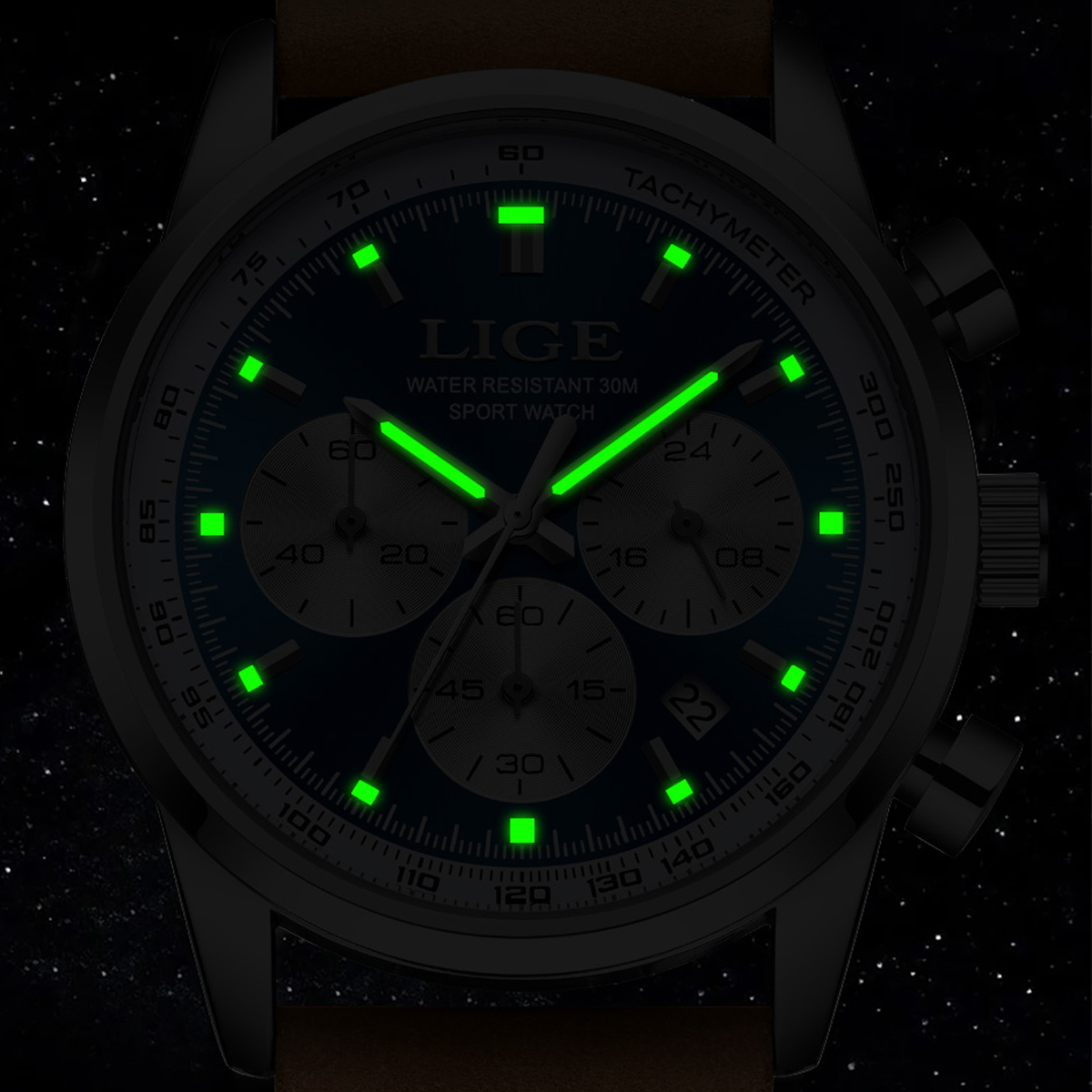 LIGE Top Brand Men's Quartz Wa - Smartwatch Branded Watches For Men review and price