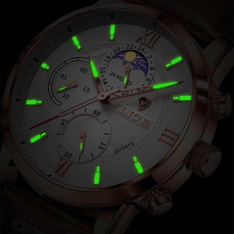 LIGE Fashion Men Watch Casual  - Smartwatch Branded Watches For Men review and price