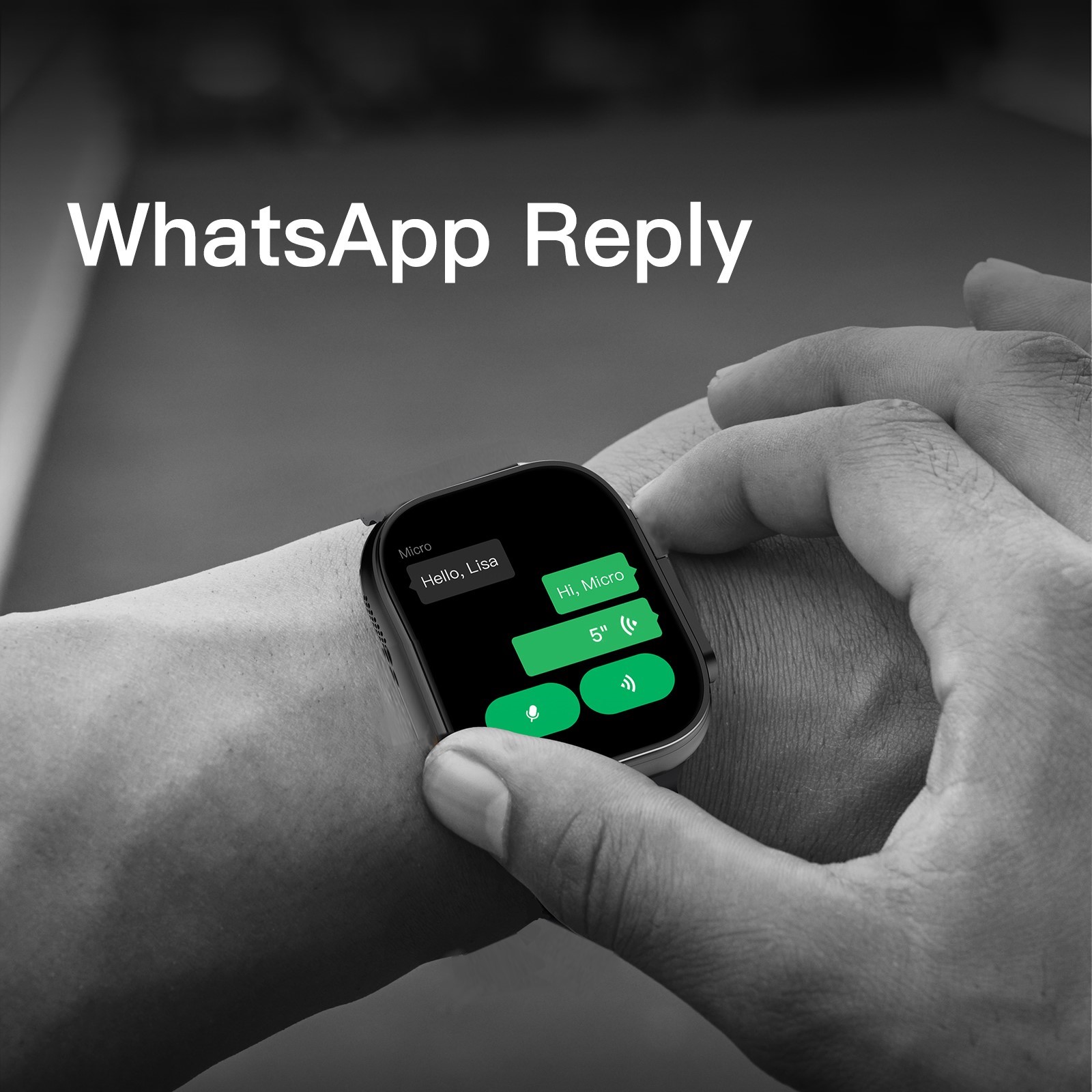 Whatsapp Quick Replies Ultra5  - Smartwatch Watch Whatsapp review and price