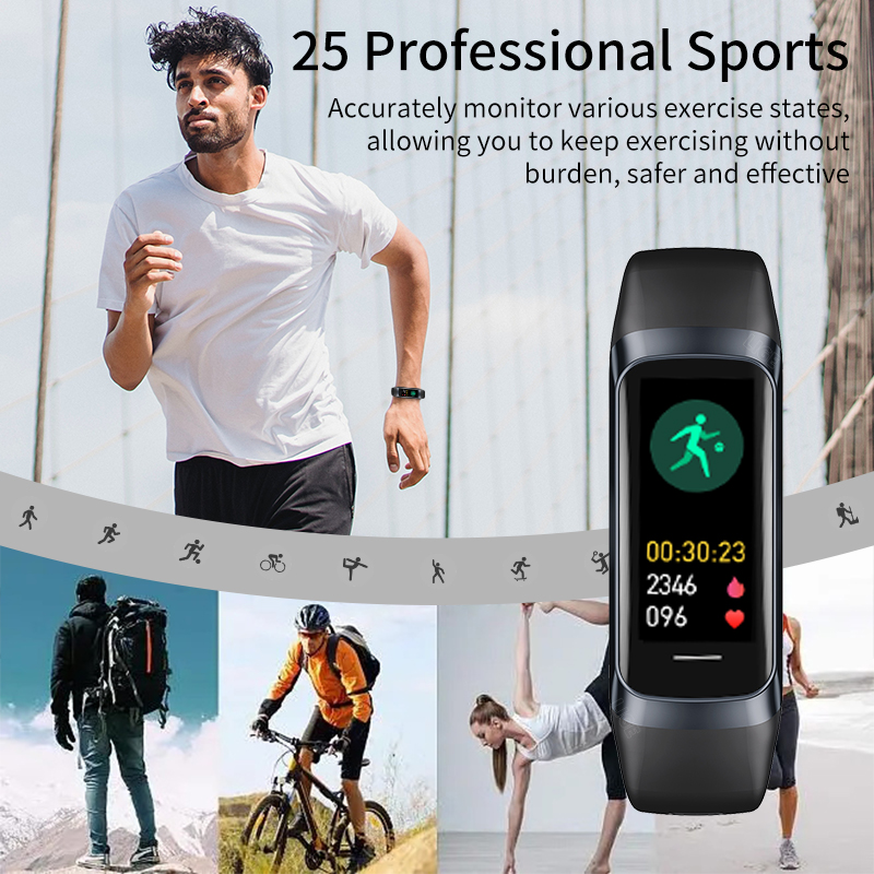 LIGE 1.1 Inch Amoled Heart Rat - Smartwatch Slim Watches For Men review and price