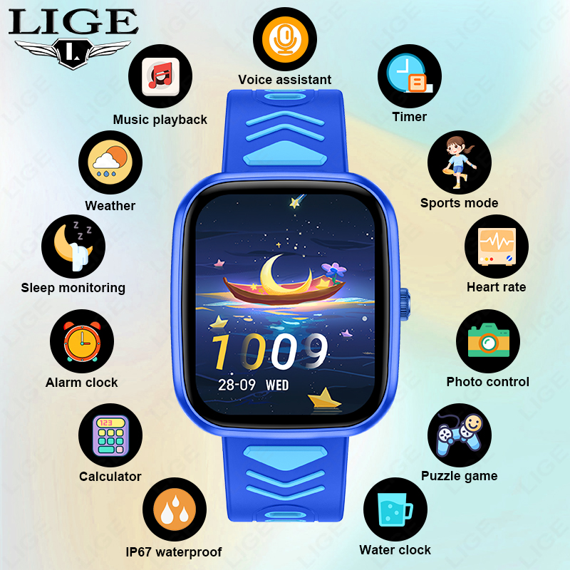 LIGE Kids Smartwatch Game Wate - Smartwatch Watches For Kid Boy Waterproof review and price