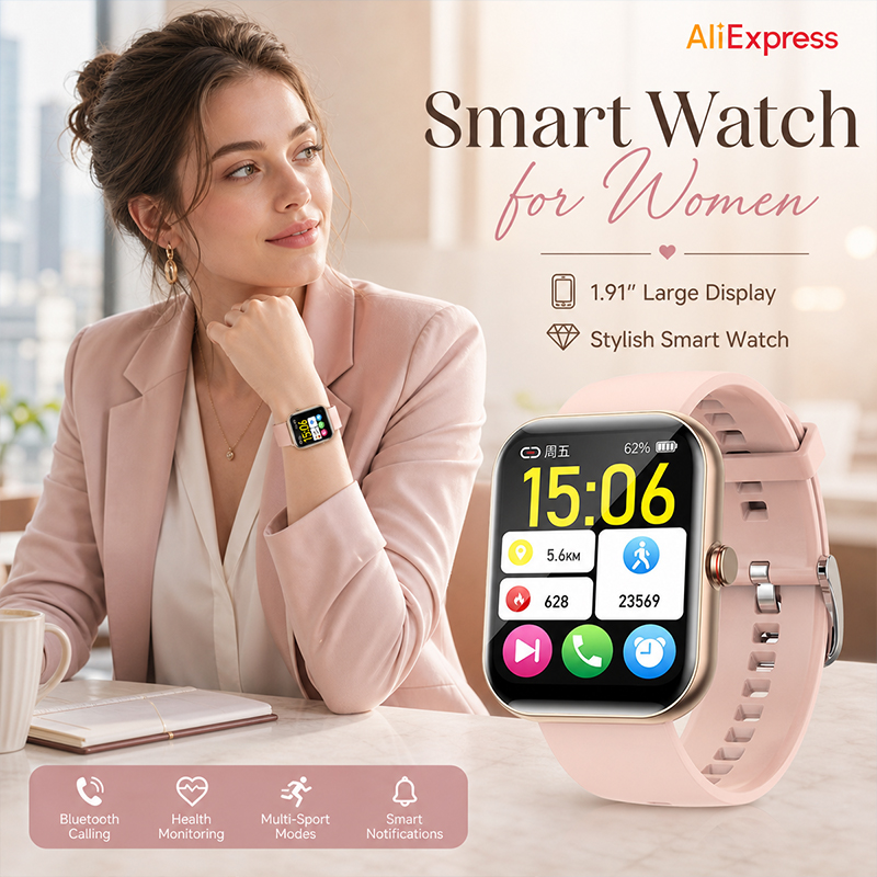 Women Smart Watch BT Call Hear - Smartwatch Sports Watches For Women review and price