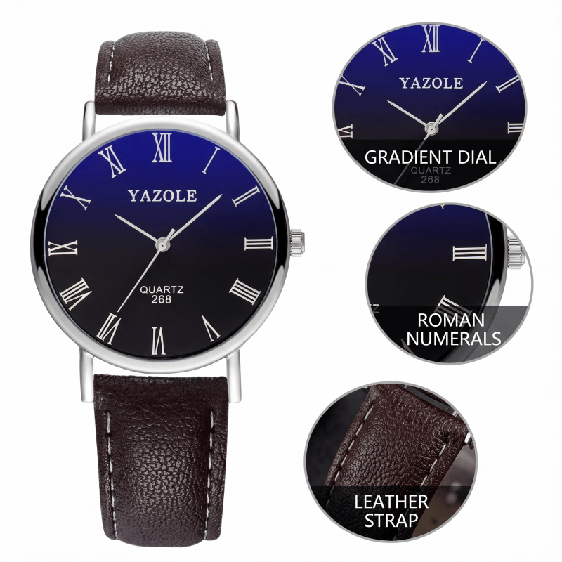 YAZOLE Men's Watch Fashion Ult - Smartwatch Slim Watches For Men review and price