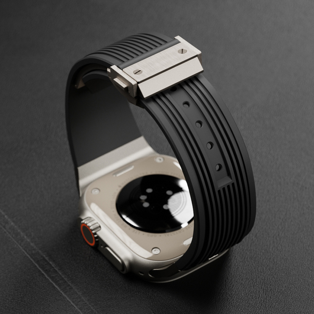 Silicone Strap for Apple Watch - Smartwatch Slim Watches For Men review and price