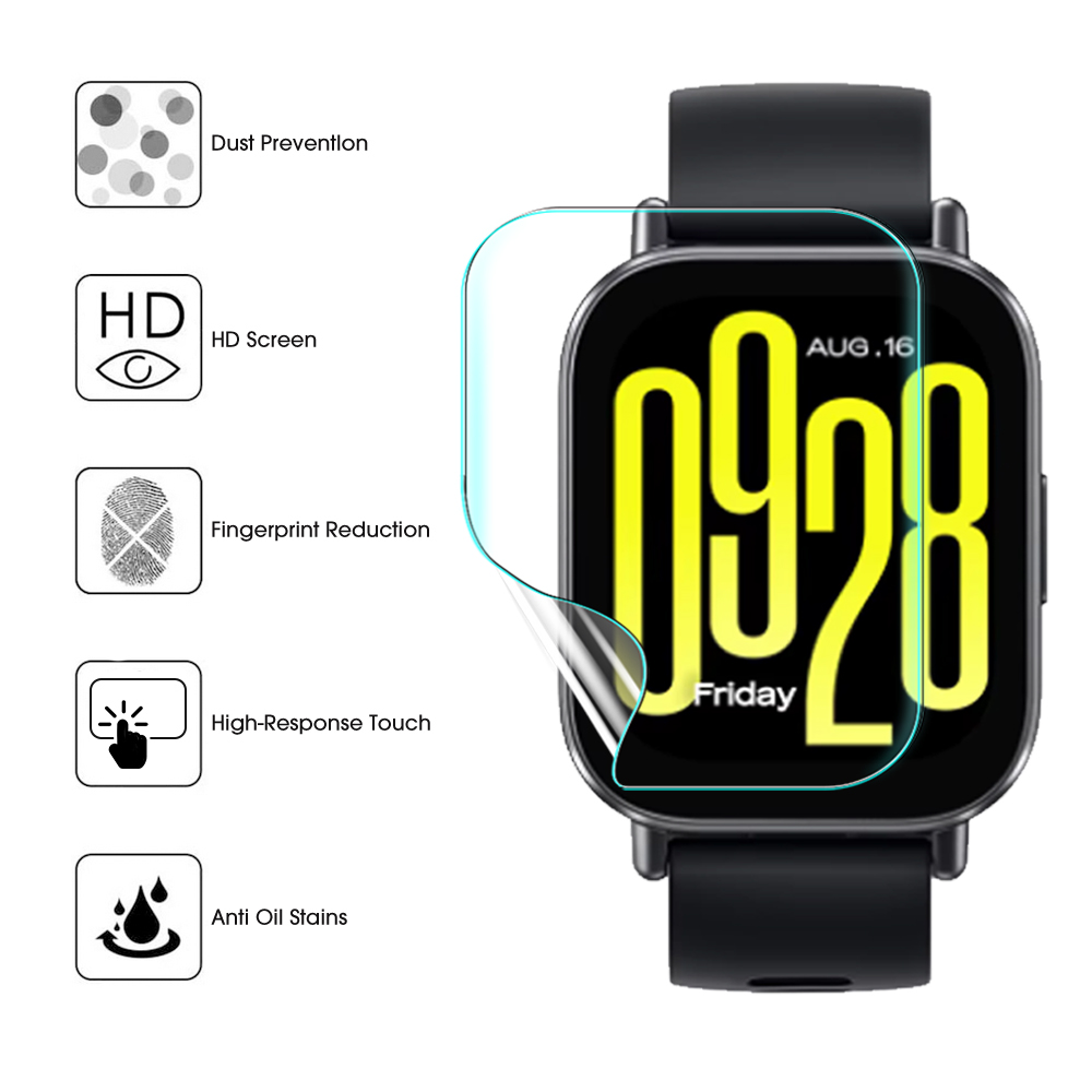Hydrogel Film For Xiaomi Redmi - Smartwatch Watches Xiaomi review and price