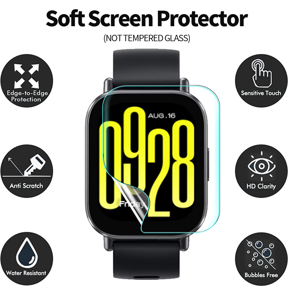Hydrogel Film For Xiaomi Redmi - Smartwatch Watches Xiaomi review and price
