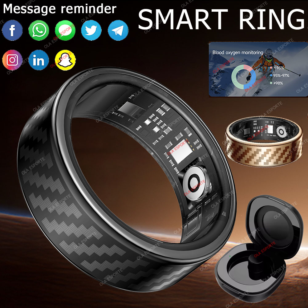 Newest Smart Ring Call Message - Smartwatch Health Watches review and price
