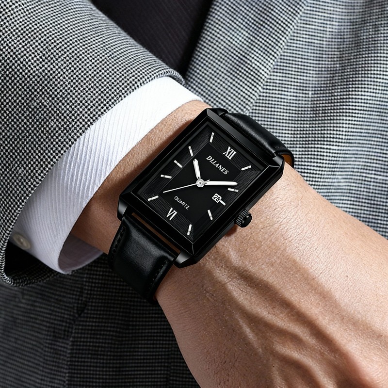 Casual Leather Men's Watches F - Smartwatch Branded Watches For Men review and price