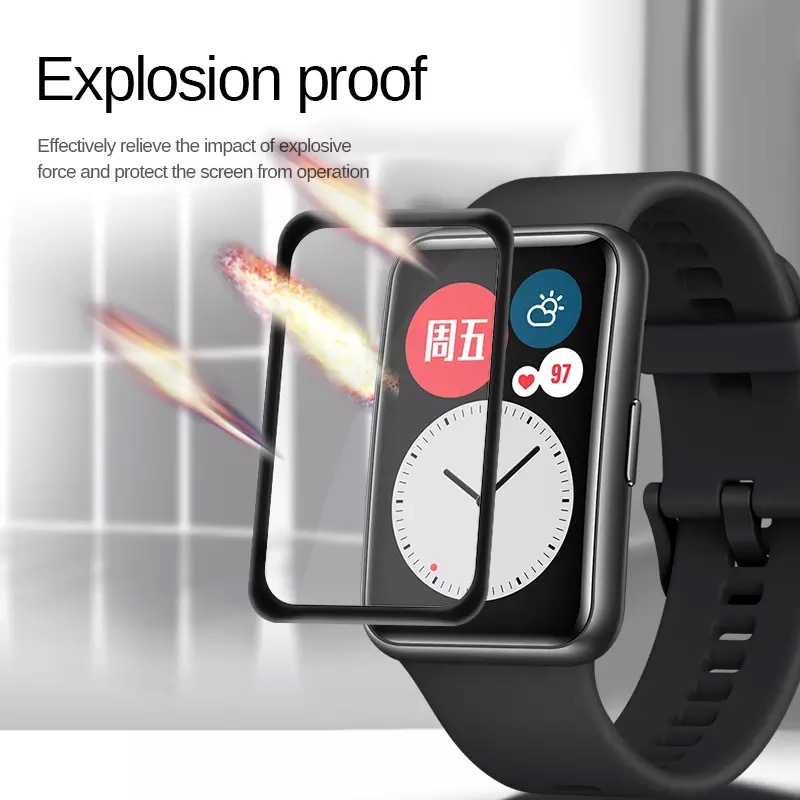 Protective Soft Glass For Huaw - Huawei Smartwatch Watch Fit review and price