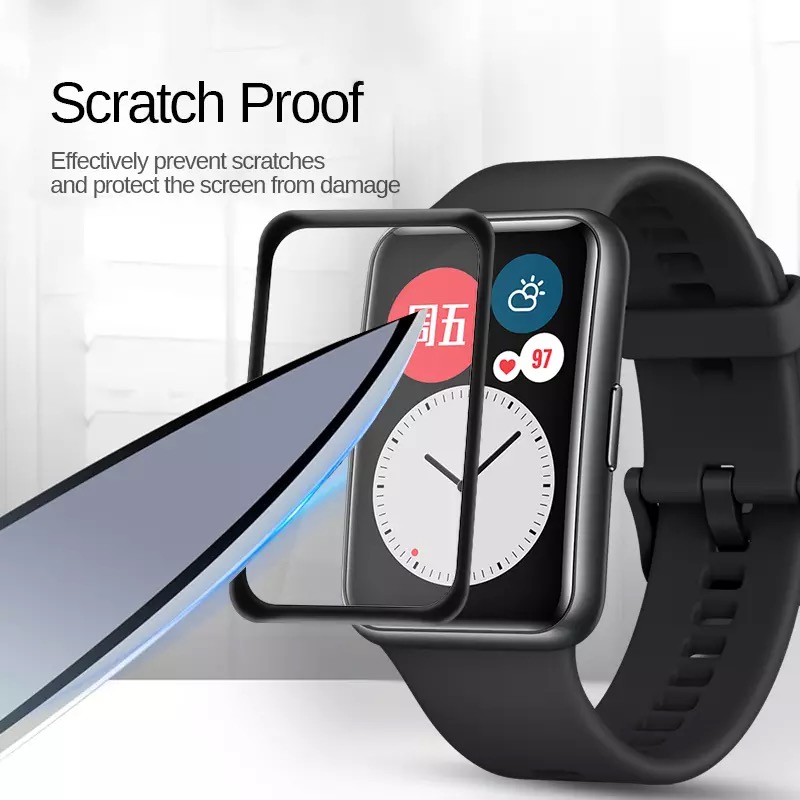 Protective Soft Glass For Huaw - Huawei Smartwatch Watch Fit review and price