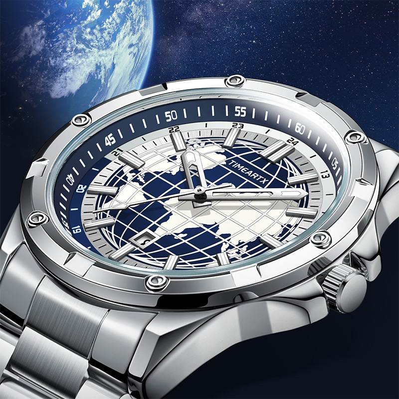 TIMEARTX Brand Man Watch Earth - Smartwatch Branded Watches For Men review and price