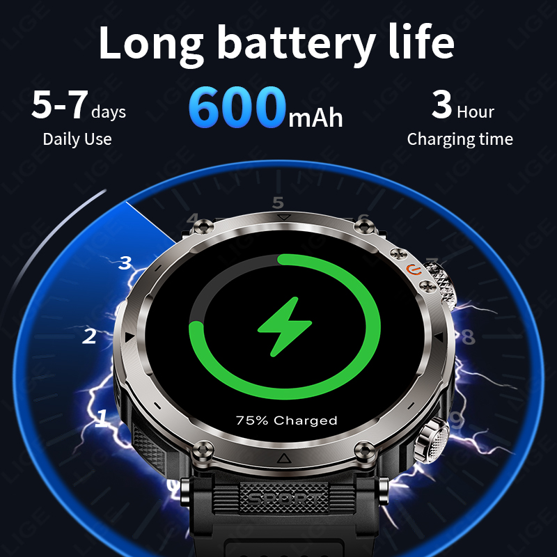 New Military Outdoor Smartwatc - Smartwatch New Watches review and price