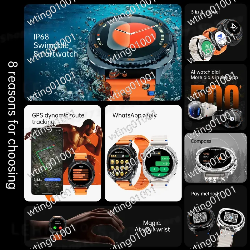 for New Waterproof Smart Watch - Smartwatch Watch Whatsapp review and price