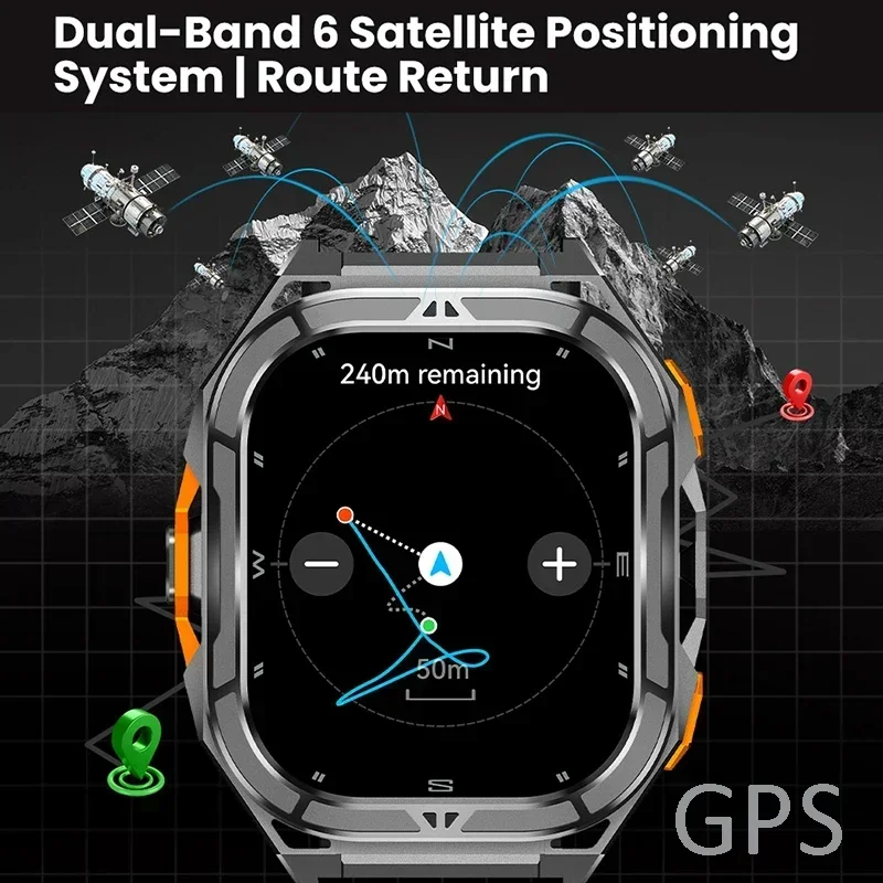 Luxury AMOLED Smartwatch Real  - Smartwatch Health Watches review and price