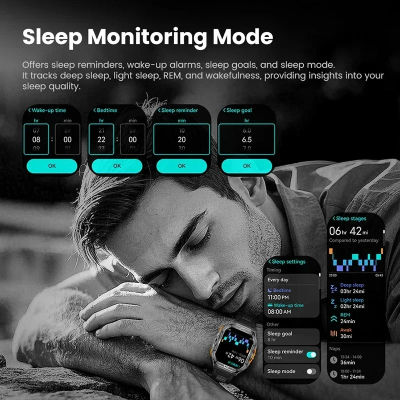 Luxury AMOLED Smartwatch Real  - Smartwatch Health Watches review and price