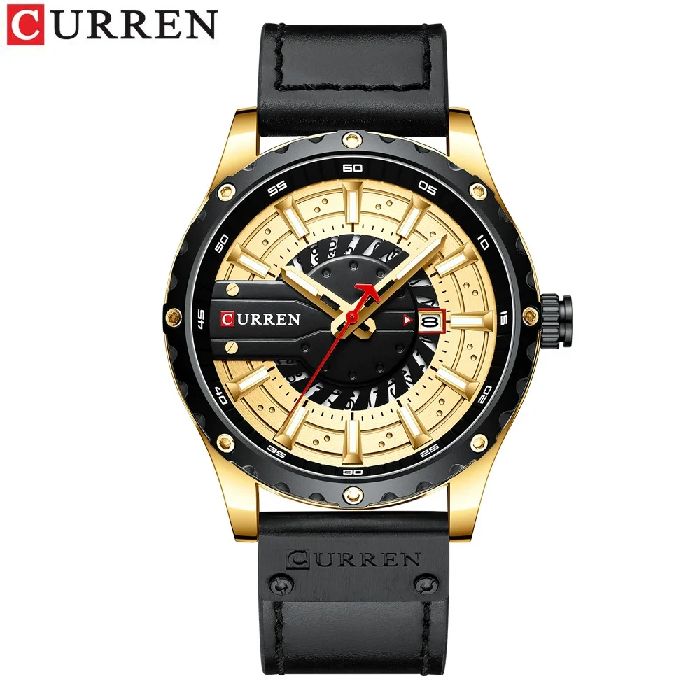 Curren 8374 Calendar Watch Sim - Smartwatch New Watches review and price
