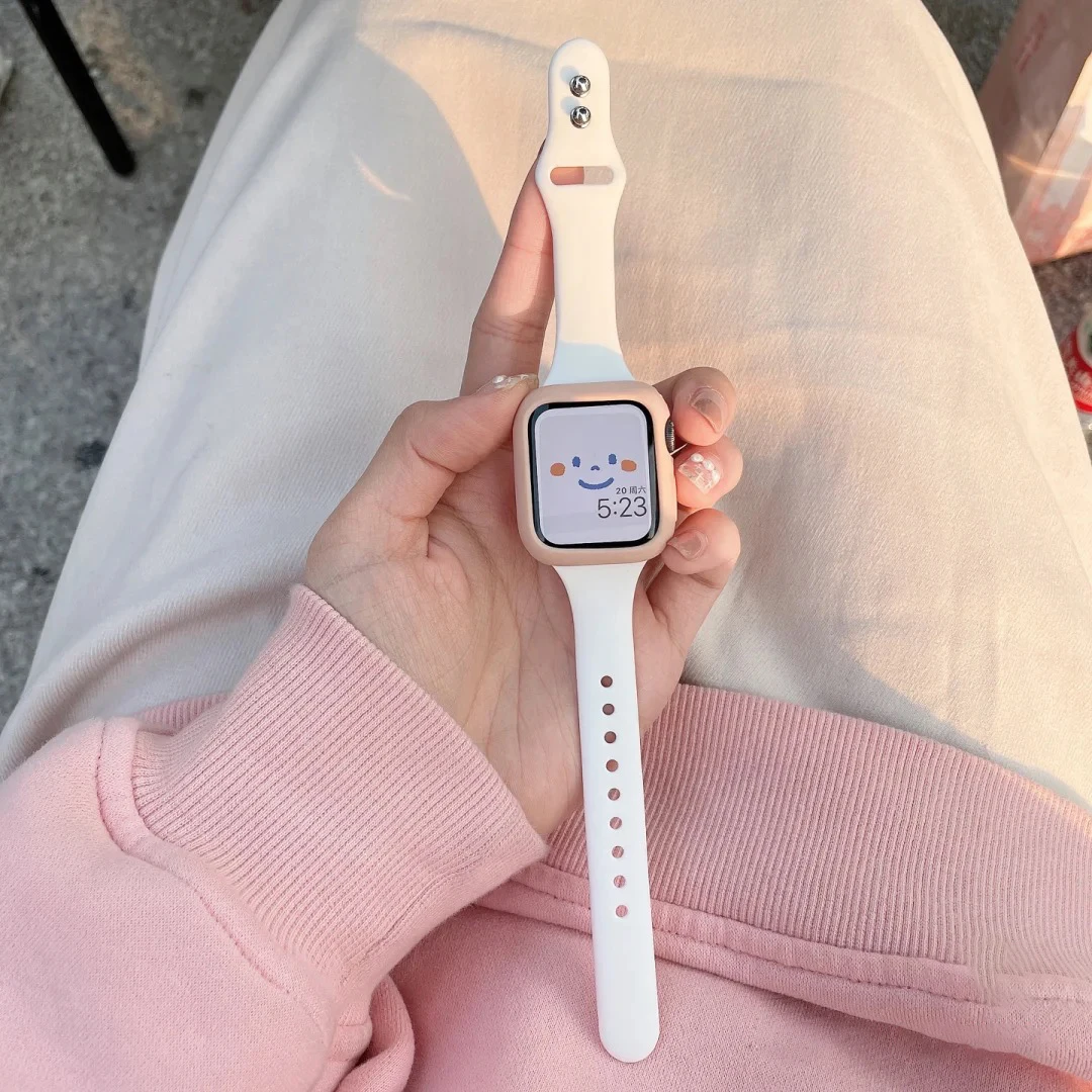 Slim Silicone strap for Apple  - Smartwatch Slim Watches For Men review and price