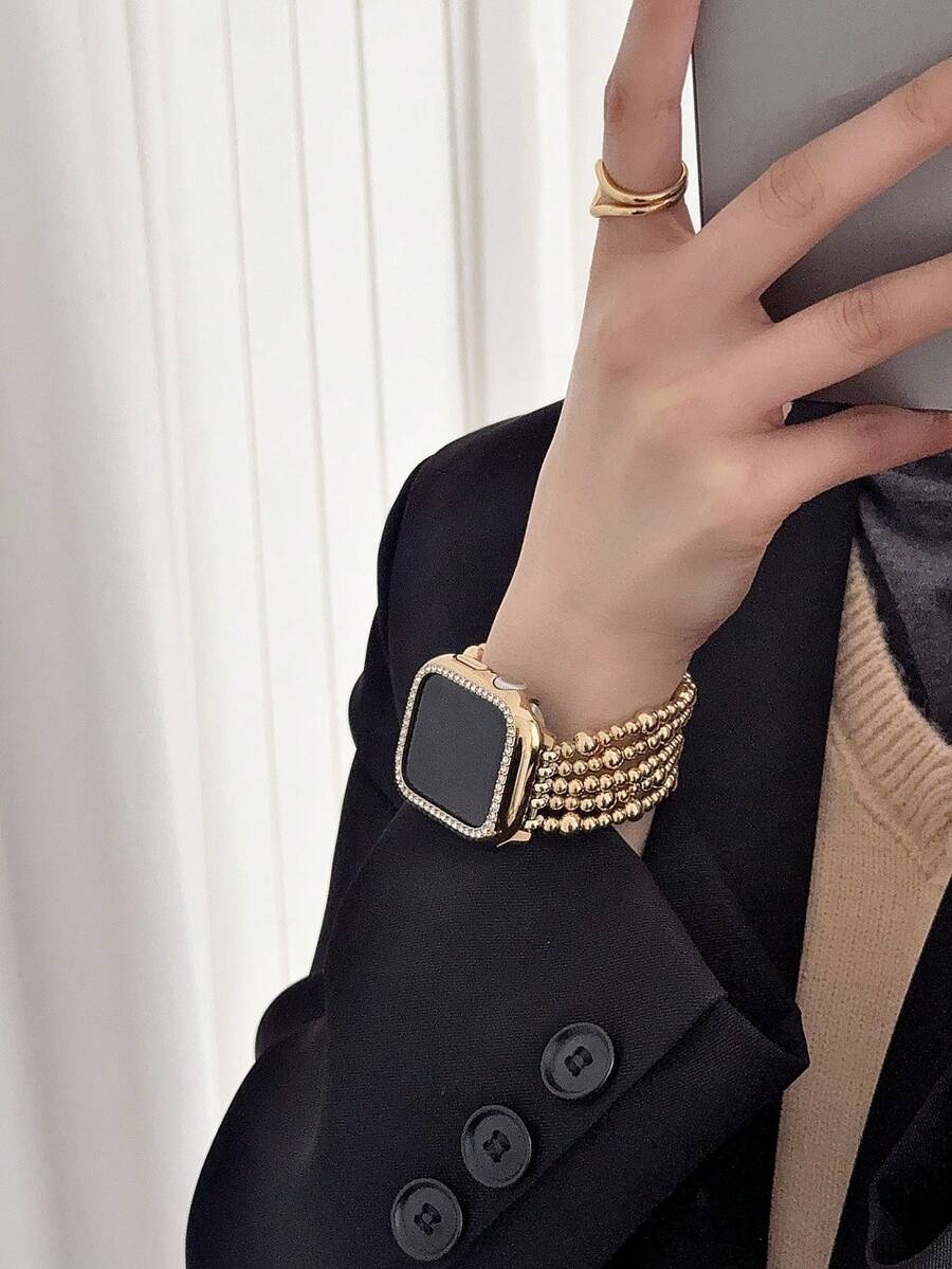 MAPUCE 1pc Fashion Beaded Brac - Smartwatch Stylish Watches For Women review and price