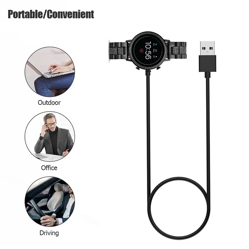 1M USB Magnetic Fast Charger D - Fossil Watches Smartwatch Gen 4 review and price