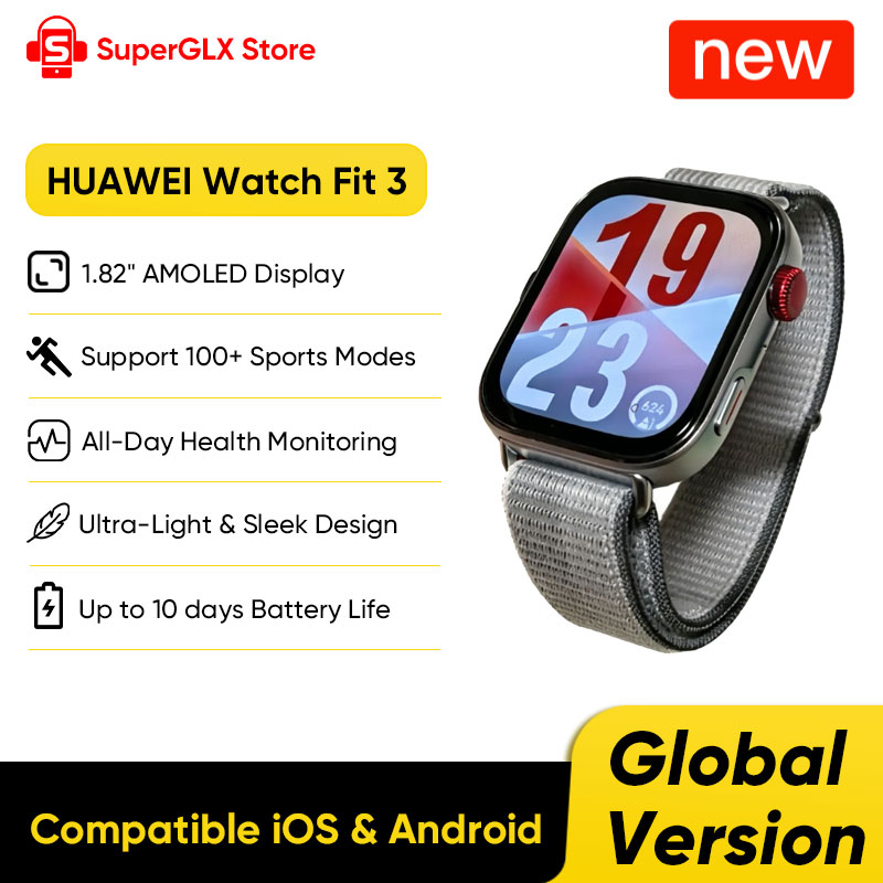 【US Express】HUAWEI Watch Fit 3 - Smartwatch Health Watches review and price