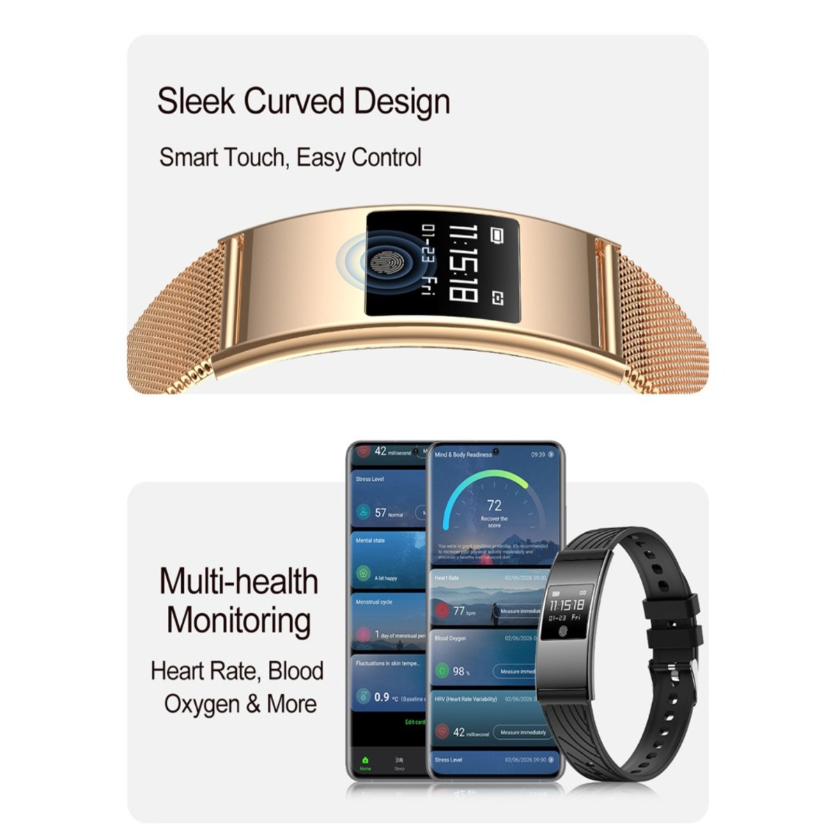 Ultra-Slim Stylish Smart Watch - Smartwatch Stylish Watches For Women review and price