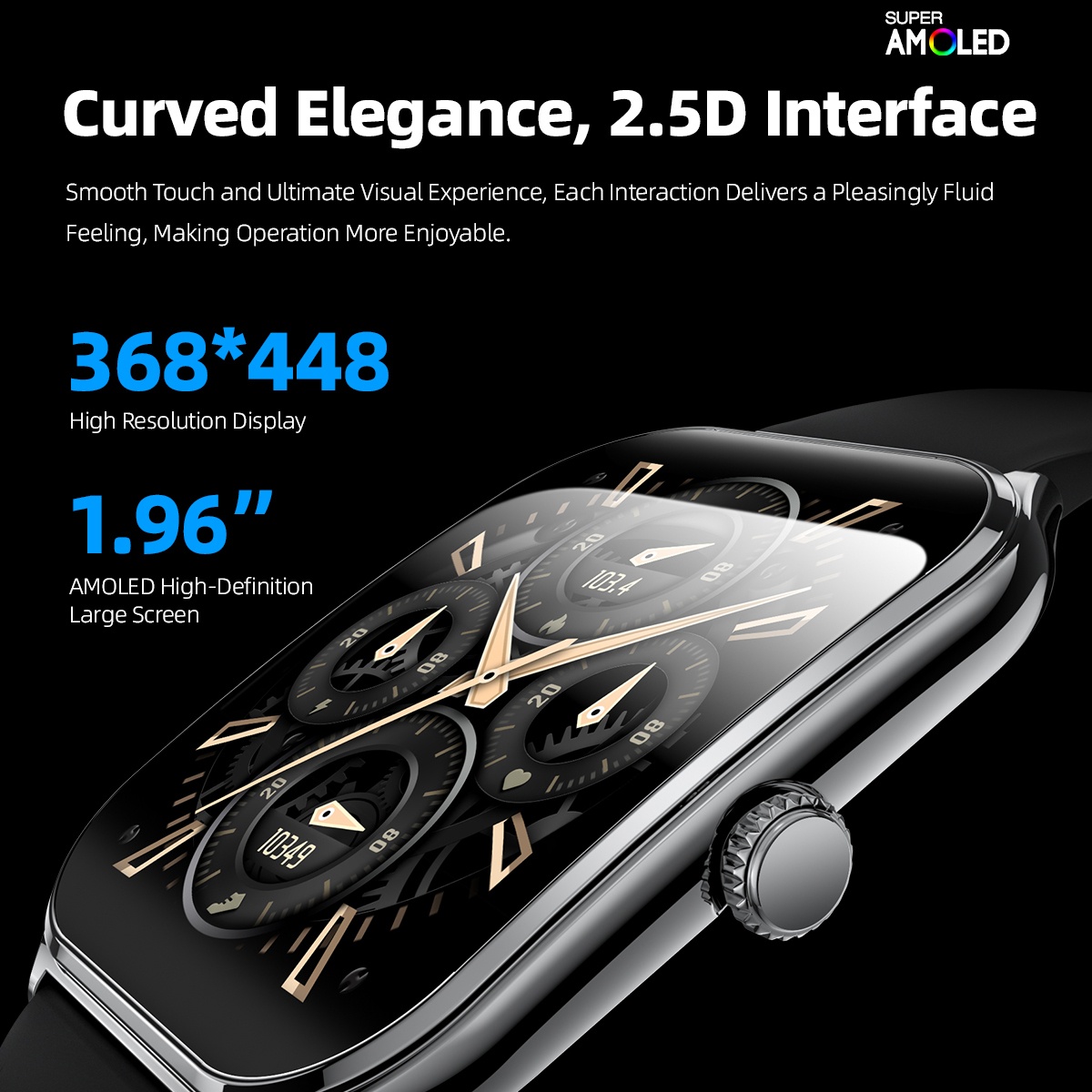 Fashion Ultra-Slim Amoled Smar - Smartwatch Slim Watches For Men review and price