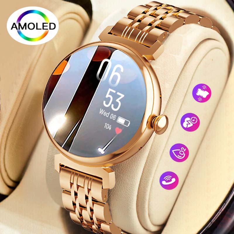 1.04 inch AMOLED Screen Fashio - Watches Ladies Smartwatch review and price
